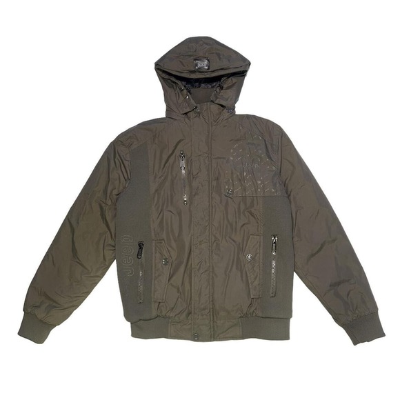 AFS Jeep Military Jacket Army Green Large